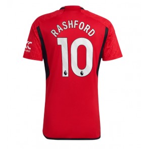 Manchester United Marcus Rashford #10 Hjemmebanetrøje 2023-24 Kort ærmer